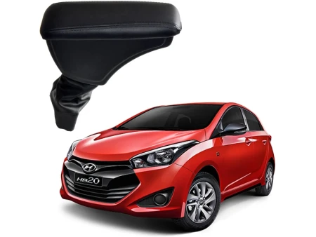 Apoio Descanso Encosto de Braço HYUNDAI HB20 - Preto - 2012 a 2025