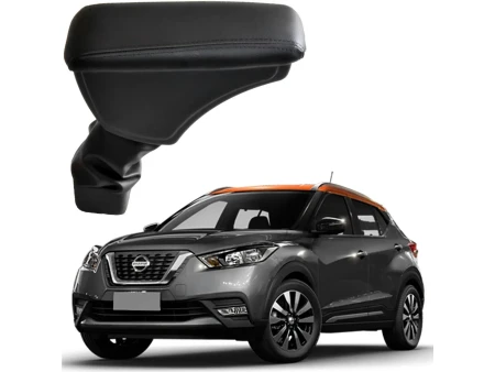Apoio Descanso Encosto de Braço NISSAN KICKS - Preto - 2016 a 2024